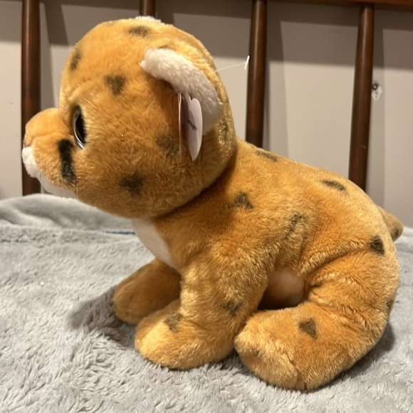 2001 Ty Beanie SERENGETI CHEETAH SPOTTED Big Eyes STUFFED ANIMAL PLUSH Soft Toy - Picture 2 of 6